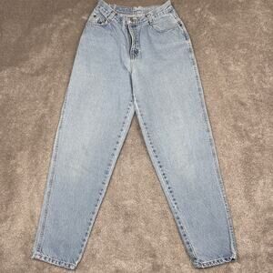 Vtg Gitano Mom Jeans Size 2 High Rise Waisted Tapered Leg  Light Wash